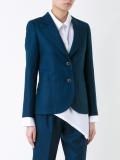 peaked lapel blazer