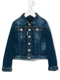distressed denim jacket