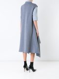 asymmetric double faced dress