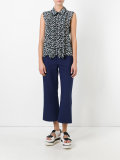 geometric print shirt