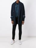 checked coat 