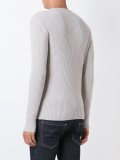 crew neck ribbed pullover