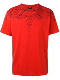spider-web print T-shirt