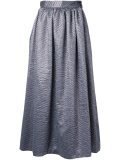 woven effect full skirt