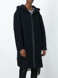 hooded zip coat