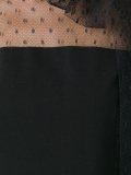tulle panel dress