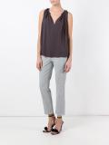 gathered tank top 
