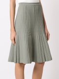 knitted midi skirt