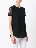 lace details T-shirt 