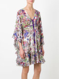 floral print V-neck dress