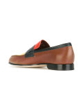 block panel loafers 