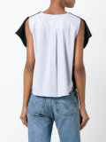 contrasting back T-shirt