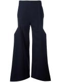 pleat detail palazzo pants