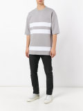 oversized striped T-shirt