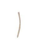 diamond curved bar ear cuff