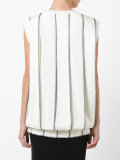 pleated knitted top