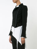 cropped biker jacket