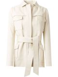 lace up fitted coat