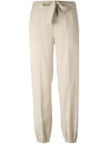 gathered ankle trousers