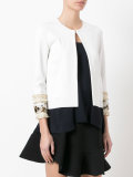 embellished cuff blazer