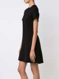 shortsleeved flared dress