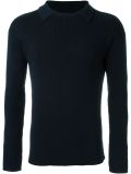 'Collared Rib Crewn Neck' jumper