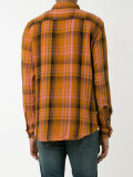 flap pockets plaid shirt