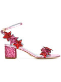 glitter stars sandals 