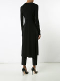 front-slit knitted top