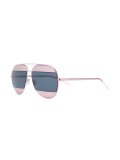 'Diorsplit 1' navy lens sunglasses