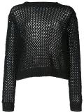lace-up longsleeved sweater