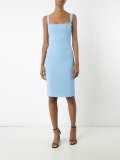 square neck dress