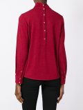 high collar shirt