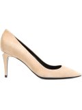 heel detail pointed pumps