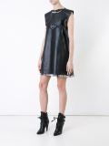 leather swing dress