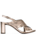 chunky heel side-buckle sandle