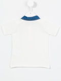 contrast collar polo shirt 