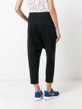 cropped tapered trousers