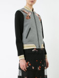 hummingbird printed bomber jacket