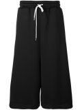 stripe-detail wide-leg shorts
