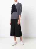 'Faux Cardigan' sweater