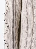 studded roll neck jumper