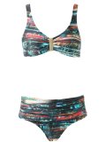 abstract print biniki set