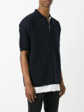 layered polo shirt