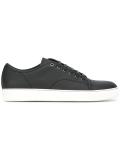 punched toe cap sneakers