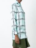 checked print shirt