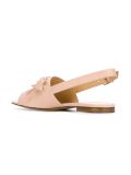 'Aian' sling back tassel detail flat sandals