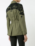 drawstring fitted jacket 