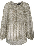 patterned blouse 