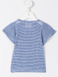 semi-sheer flared sleeve T-shirt